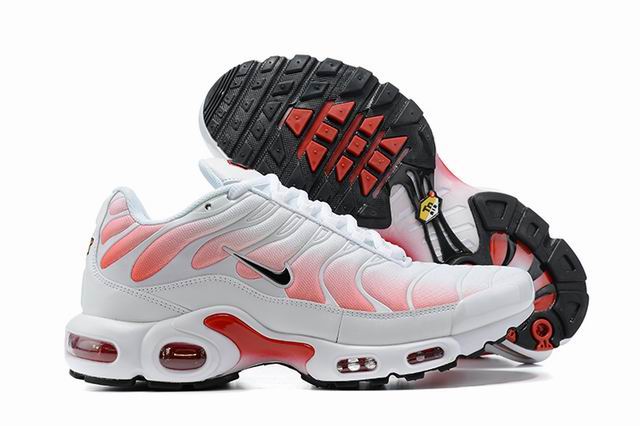 Nike Air Max Plus Tn Men's Running Shoes White Red-70